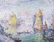 Paul Signac basin of san marco oil painting